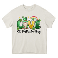 Love St. Patricks Day Gnome Heavy Core Tee | Teevron
