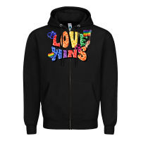 Black Love wins Zipper Hoodie - FaDigitalArtStudio