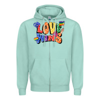 Seafoam Love wins Zipper Hoodie - FaDigitalArtStudio