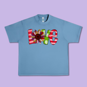 Love Sunflower Urban Heavy Tee Designed By Bettercallsaul