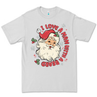 Dove Grey i love a man with a beard Premium Tee - MaliasSmallBusiness
