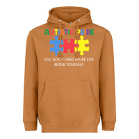 Meerkat Autistic Pride Autism Awareness Heavyweight Hoodie - CowhideDigitalArt