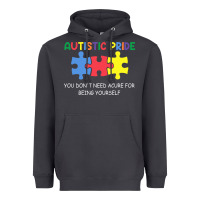 Smoke Autistic Pride Autism Awareness Heavyweight Hoodie - CowhideDigitalArt