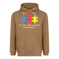 Toasted Coconut Autistic Pride Autism Awareness Heavyweight Hoodie - CowhideDigitalArt