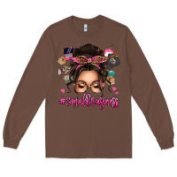 Chestnut Small business messy bun Long Sleeve Tee - texasbilliewilder