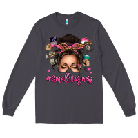 Smoke Small business messy bun Long Sleeve Tee - texasbilliewilder
