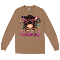 Toasted Coconut Small business messy bun Long Sleeve Tee - texasbilliewilder