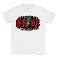 White lightning bolt babe Classic Tee - Jasminsmagicworld