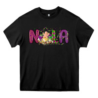 Black nola cake mardi gras Heavy Core Tee - MaliasSmallBusiness