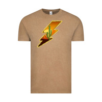 Vintage Coffee Cactus Sunset Lightning Vintage Tee - Bettercallsaul