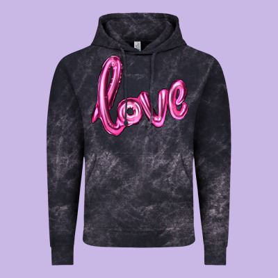 Valentine's Day Love Balloon Vintage Hoodie Designed By Ranaportraitstore