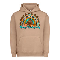 Pigment Burro Happy thanksgiving rainbow Urban Hoodie - Artiststas