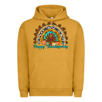 Pigment Peanut Butter Happy thanksgiving rainbow Urban Hoodie - Artiststas