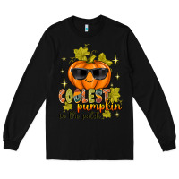 Black Coolest Pumpkin In The Patch Long Sleeve Tee - texasbilliewilder