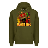 Army Green Future black king Premium Hoodie - FaDigitalArtStudio