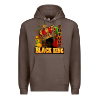 Coffee Future black king Premium Hoodie - FaDigitalArtStudio