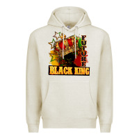 Oatmeal Heather Future black king Premium Hoodie - FaDigitalArtStudio