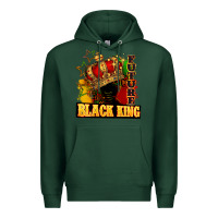 Sports Green Future black king Premium Hoodie - FaDigitalArtStudio