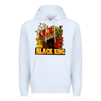 White Future black king Premium Hoodie - FaDigitalArtStudio