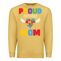 Antique Gold lil autism mom Premium Sweatshirt - CowhideDigitalArt