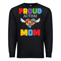 Black lil autism mom Premium Sweatshirt - CowhideDigitalArt