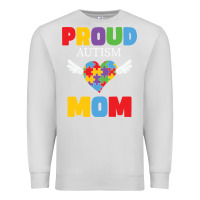 Dove Grey lil autism mom Premium Sweatshirt - CowhideDigitalArt
