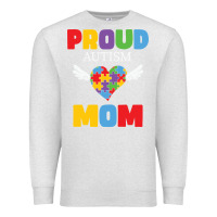 Oatmeal Heather lil autism mom Premium Sweatshirt - CowhideDigitalArt