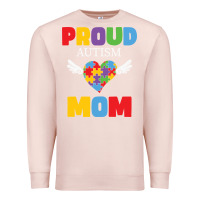 Pale Pink lil autism mom Premium Sweatshirt - CowhideDigitalArt