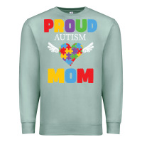 Seafoam lil autism mom Premium Sweatshirt - CowhideDigitalArt