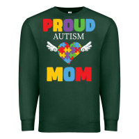 Sports Green lil autism mom Premium Sweatshirt - CowhideDigitalArt