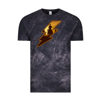 Cloud Black Cowboy Sunset Lightning Vintage Tee - Bettercallsaul