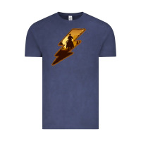 Vintage Denim Cowboy Sunset Lightning Vintage Tee - Bettercallsaul