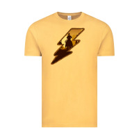 Vintage Mustard Cowboy Sunset Lightning Vintage Tee - Bettercallsaul