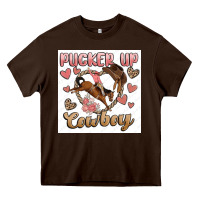 Chocolate Brown small business Heavy Core Tee - MaliasSmallBusiness