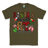 Army Green santa's favorite rt respiratory therapist Classic Tee - Jasminsmagicworld