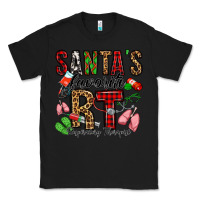 Black santa's favorite rt respiratory therapist Classic Tee - Jasminsmagicworld