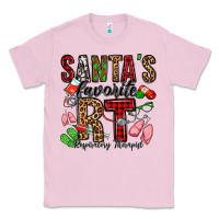 Bubblegum Pink santa's favorite rt respiratory therapist Classic Tee - Jasminsmagicworld