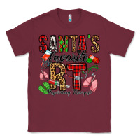 Burgundy santa's favorite rt respiratory therapist Classic Tee - Jasminsmagicworld