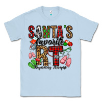 Dusty Blue santa's favorite rt respiratory therapist Classic Tee - Jasminsmagicworld