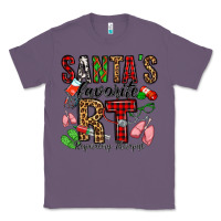 Lavender santa's favorite rt respiratory therapist Classic Tee - Jasminsmagicworld
