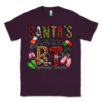 Plum santa's favorite rt respiratory therapist Classic Tee - Jasminsmagicworld