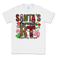 Santa's Favorite Rt Respiratory Therapist Classic Tee | Teevron