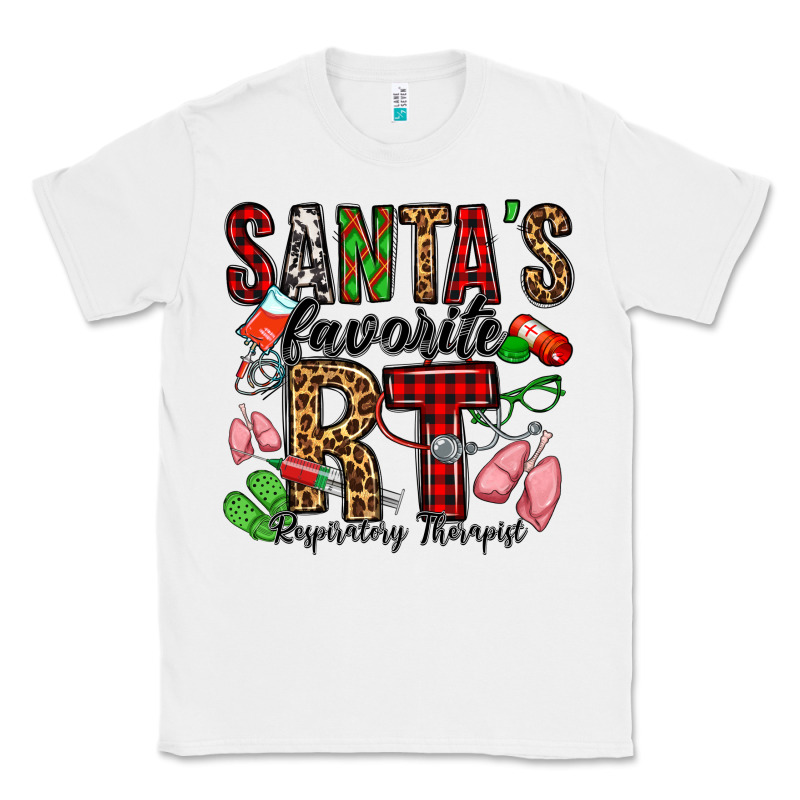 Santa's Favorite Rt Respiratory Therapist Classic Tee by Jasminsmagicworld | Teevron