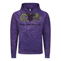 Cloud Purple mardi gras love peace Vintage Hoodie - Bettercallsaul