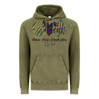 Vintage Olive mardi gras love peace Vintage Hoodie - Bettercallsaul