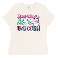 Bone sparkle like a unicorn Ladies Tee - NancyCooperArtShop