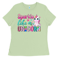 Matcha sparkle like a unicorn Ladies Tee - NancyCooperArtShop