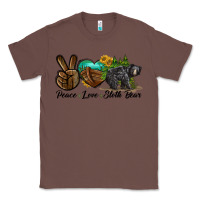 Chestnut peace love sloth bear Classic Tee - LillyAllenDesigns