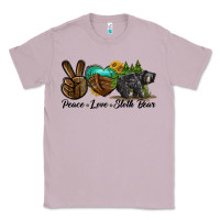 Lilac peace love sloth bear Classic Tee - LillyAllenDesigns
