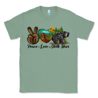 Sage peace love sloth bear Classic Tee - LillyAllenDesigns